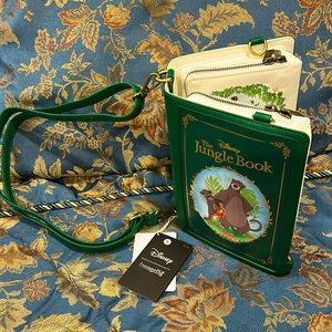 NWT Loungefly Disney Jungle Book Convertible Crossbody bag
